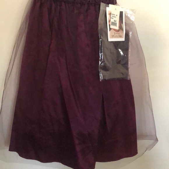 Jessica McClintock Little girls Purple Dress - Picture 3 of 8